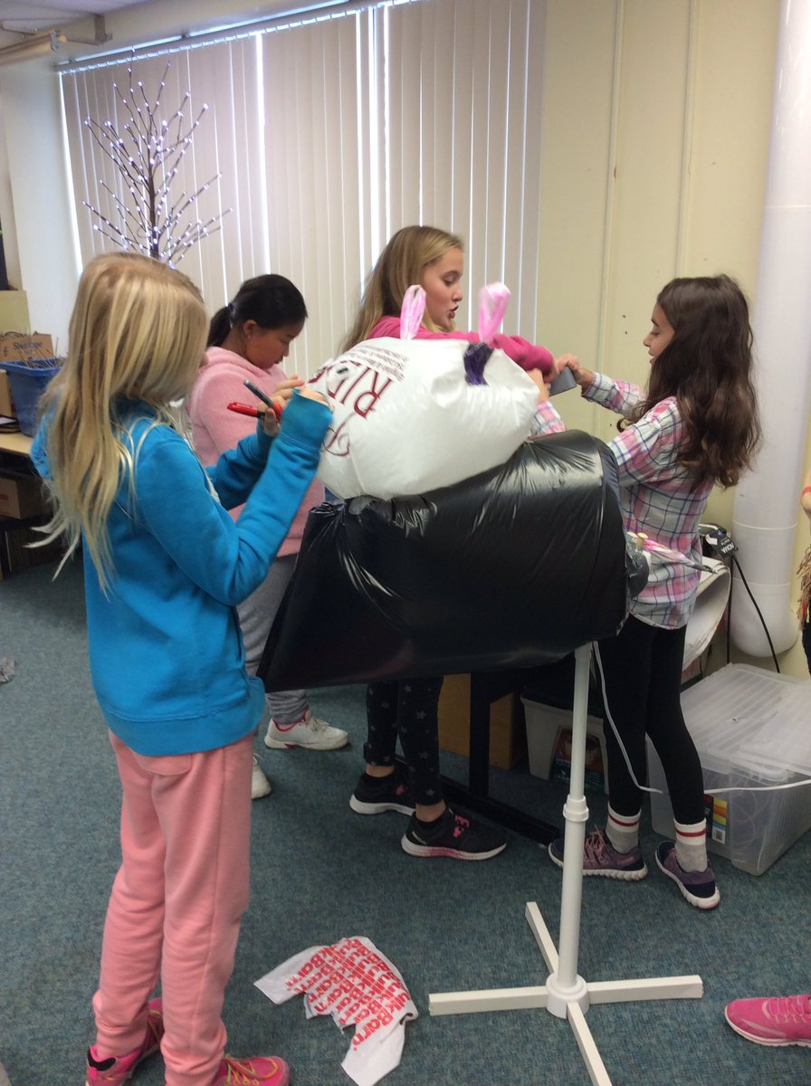KempCrew2023's tweet photo. We will do another STEAM activity when pigs fly... oh wait, they do! #inflatablecreatures https://t.co/s4tI26DBZ2