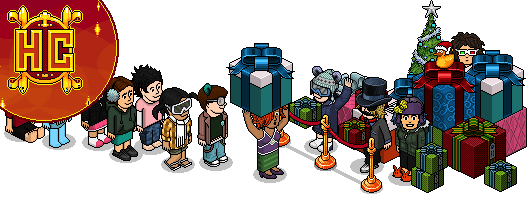 ArmsetHabbo's tweet photo. Surprise someone special this Christmas! RT+FOLLOW to win yourself AND a friend of your choice 1 month HC each! [.com only] Ends Xmas day! https://t.co/SBBfnc0Xks