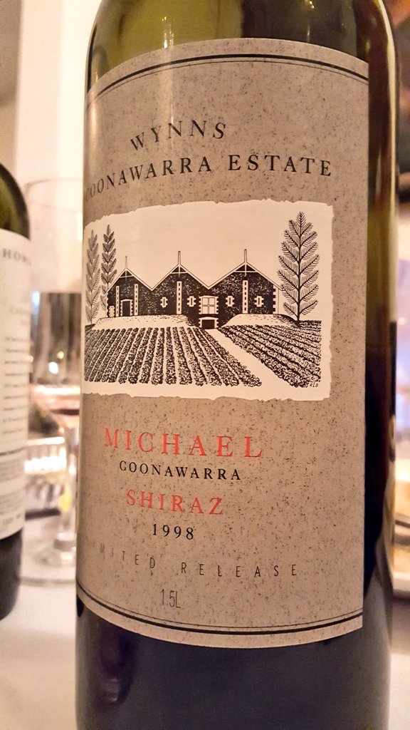 Wynns Coonawarra Estate Michael Shiraz Magnum 1998 on AWTG <a href="/WynnsEstate/">Wynns Coonawarra</a> <a href="/CoonawarraWine/">Coonawarra</a> <a href="/winewankers/">The Wine Wankers 🍾🤛🎉🥂</a> #wine #aussiewine Great vintage! BT