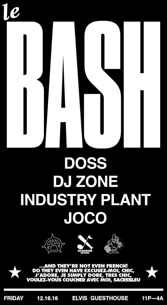 ♫ TONIGHT — BASH BACK <a href="/elvisguesthouse/">Elvis</a>