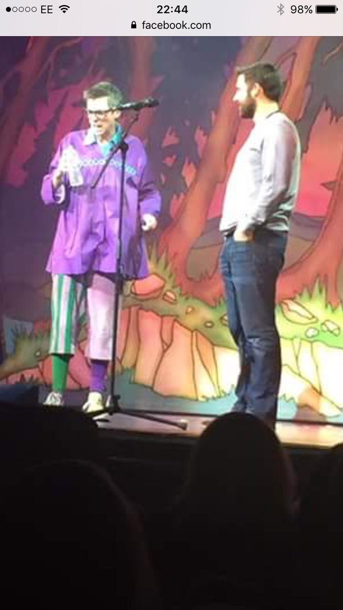 So this happened tonight...had my mind read by <a href="/bigcox/">Chris Cox</a> at the Woking Panto...my kids now think I'm famous! Cheers Chris - great show!