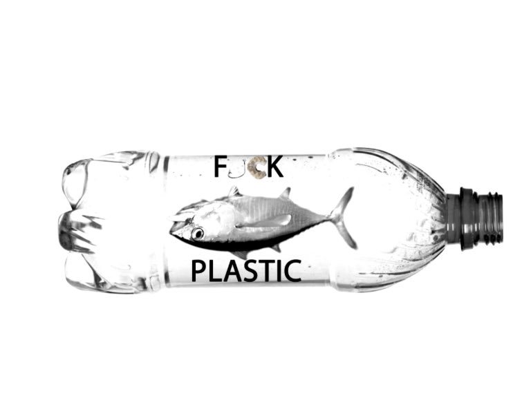 SaltH2oNative's tweet photo. Getting creative on photoshop but really..#fuckplastic #keepplasticoutoftheocean #cleanthecoast #Recycle https://t.co/uWPtTSv1Bm