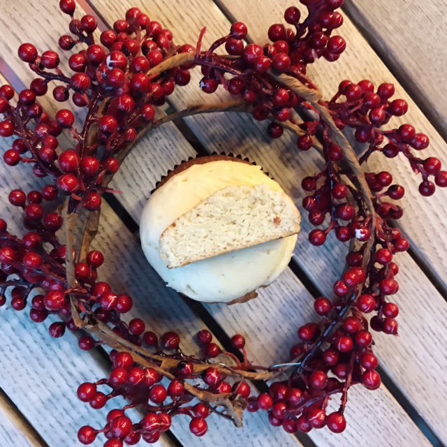 RedVelvetReston's tweet photo. You can serve #eggnog warm, cold, or even in a #cupcake! Our  #moist #eggnogcupcake is sure to make your #holidays #eggsellent! https://t.co/2ltBqTIoY2