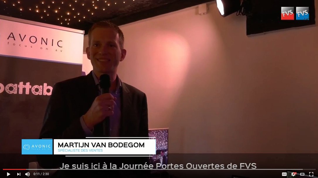 Interview of Martijn van Bodegom at <a href="/Avonic/">Avonic</a> during the <a href="/FranceVideoSon/">FVS/FVS Corp</a> dealer event: youtu.be/QvC6aHtGPqc
#avtweeps #PTZcameras #ProAV