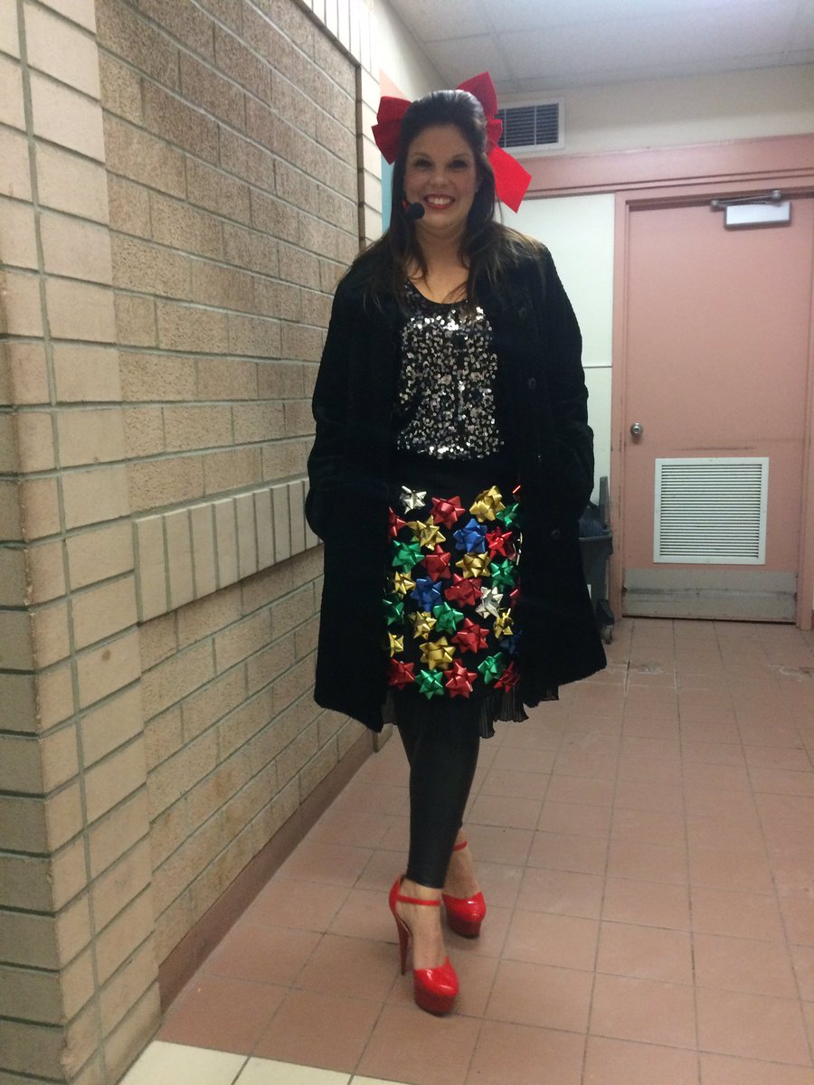 The one and only Madame "M.C." LeRolland! Fantastic job with the  <a href="/sd35wgss/">WGSS</a> Christmas concert 🎄this year!