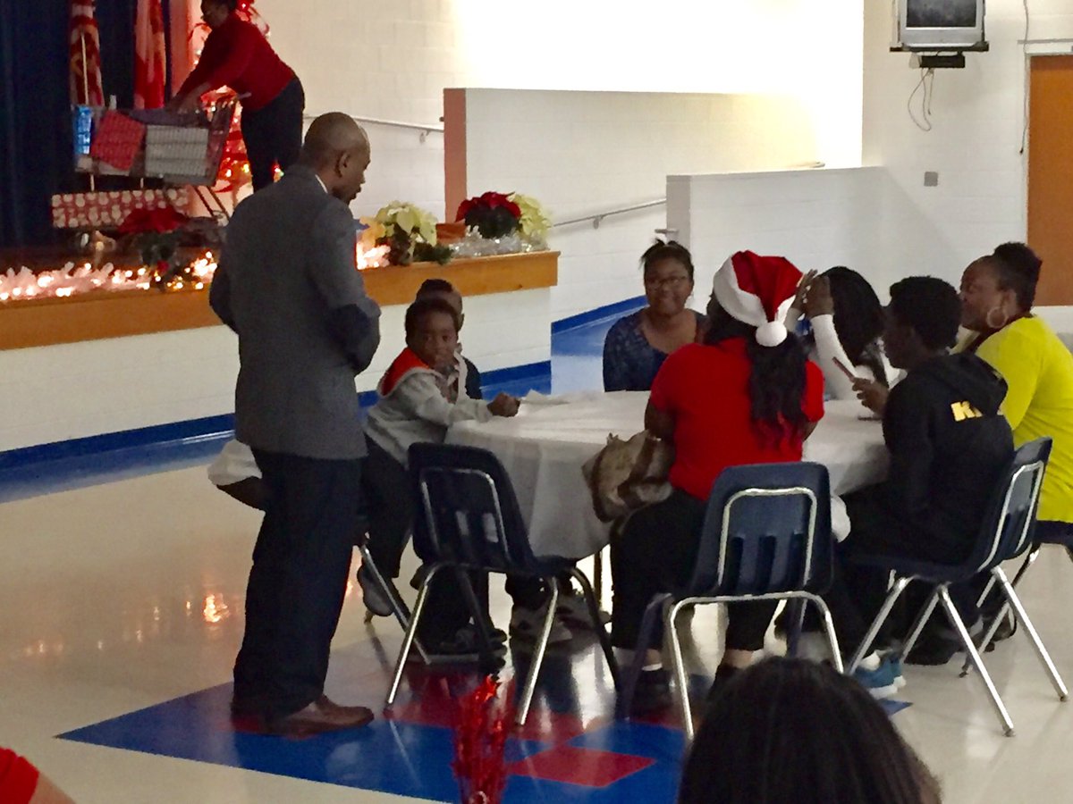 CMS Principal Jerry Picott celebrating families