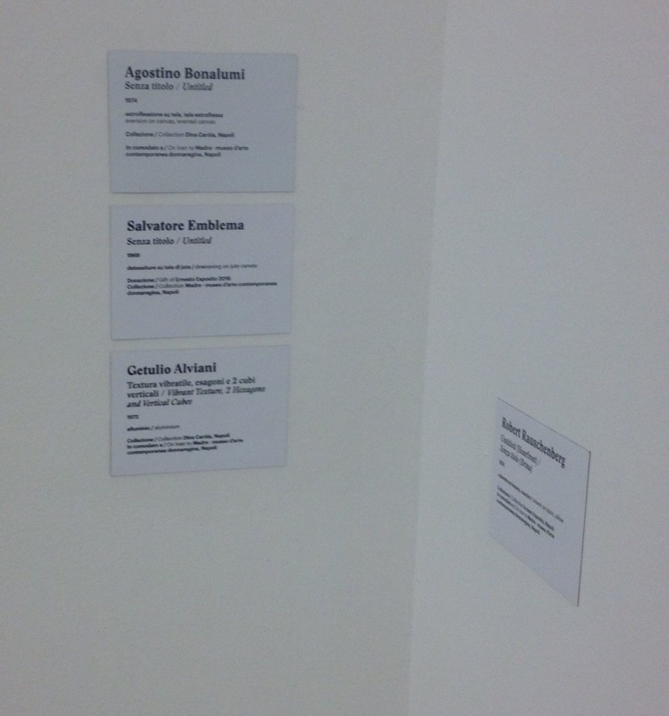 Grazie @Museo_MADRE ! Grazie ai donatori dell'opera... Salvatore Emblema ne sarebbe felice!