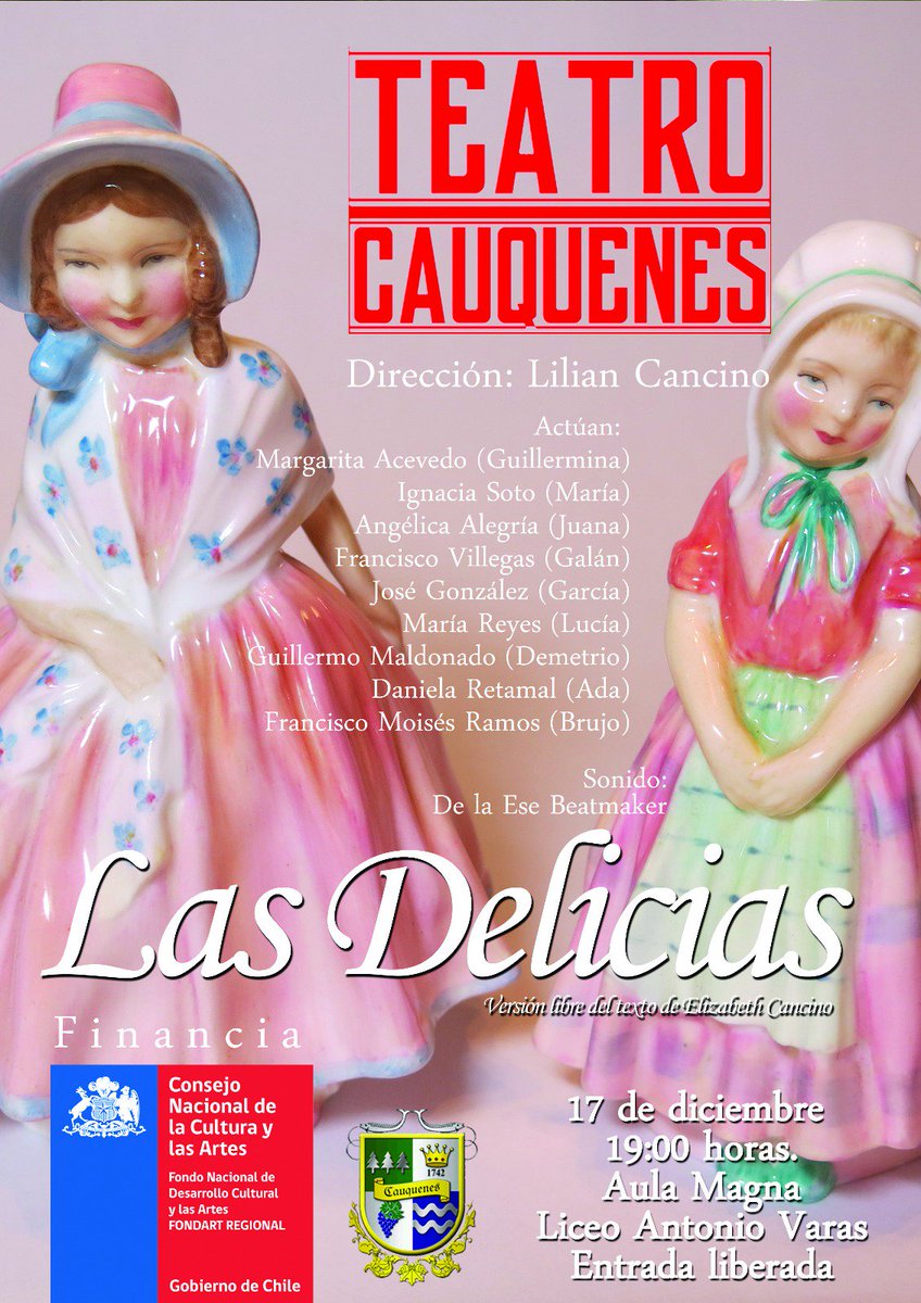 TeatroCauquenes's tweet photo. A las 21:30 prende la tele! #TeatroCauquenes en @TeleCauquenes Hacemos la previa de la #Muestra2016 https://t.co/Nv0R39s4BK
