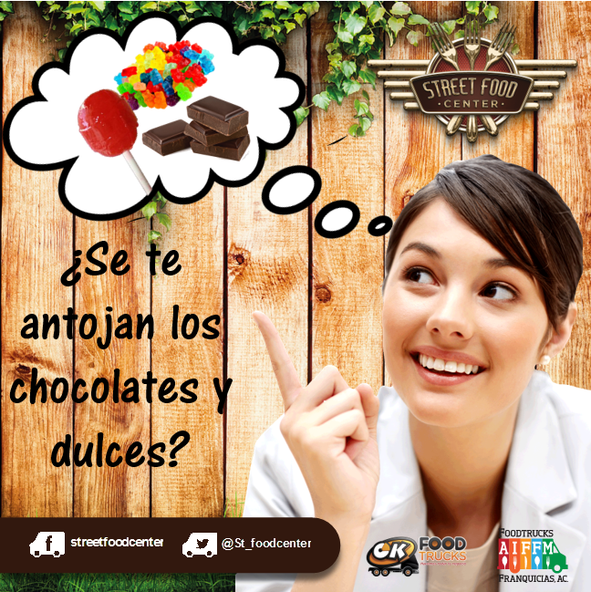 #SabiasQue Con simple hecho de imaginarte comiendo grandes cantidades de dulce y chocolate sacias el antojo...