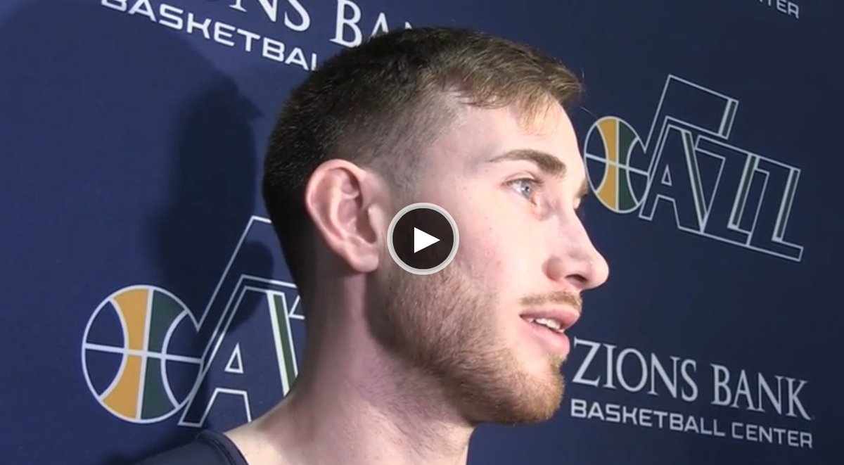 Gordon Hayward Shootaround Interview 🎥 Video: on.nba.com/2gUnS86 #DALatUTA https://t.co/qjeSbezs8E