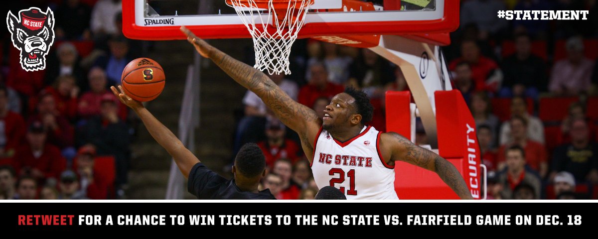 PackAthletics's tweet image. #WPN Retweet for a chance to win 4 tickets to Sunday's @PackMensBball game vs. Fairfield! #GoPack