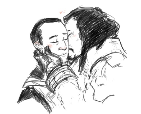 vaderismybitch's tweet photo. Can you believe Chirrut and Baze are so married. https://t.co/jaxJWiBfUR