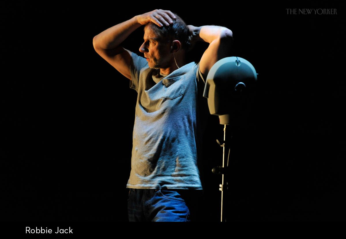 NewYorker's tweet photo. Simon McBurney attempts to grasp time: https://t.co/vTF4qdGMpK https://t.co/sIWtmJ5G23