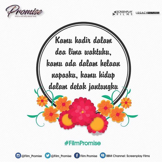 SCP_Films's tweet photo. Karna kamu yg selalu ada dalam setiap waktuku !!! Mention ke pasangan/ teman kamu #promiselovers !! #filmpromise5januari2017 https://t.co/FNWqr0IVJx