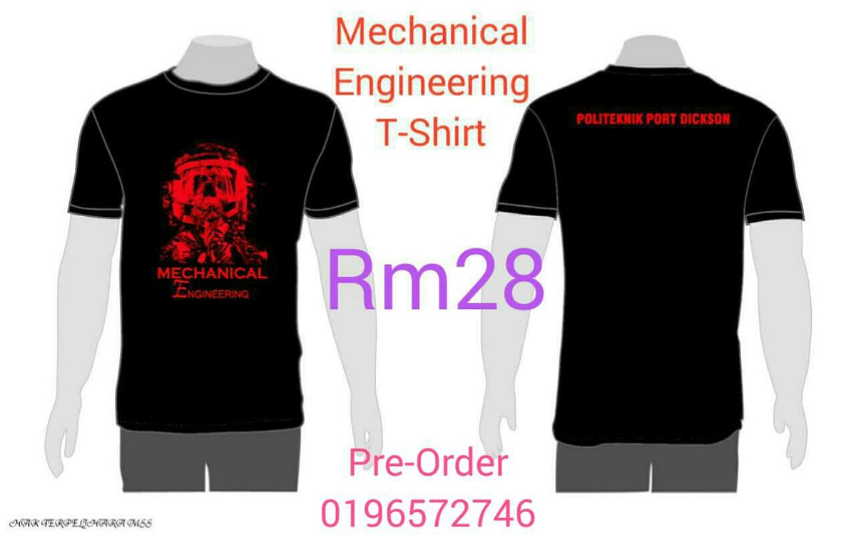 jpkkpolipd's tweet photo. T-Shirt Electrical, Mechanical and Civil Engineering! Kain jenis Micro-Fibre! RM28! Long Sleeve pun ada. Jom ramai² 😍 @jpkkpolipd @MppPoliPd https://t.co/do7MNradHa
