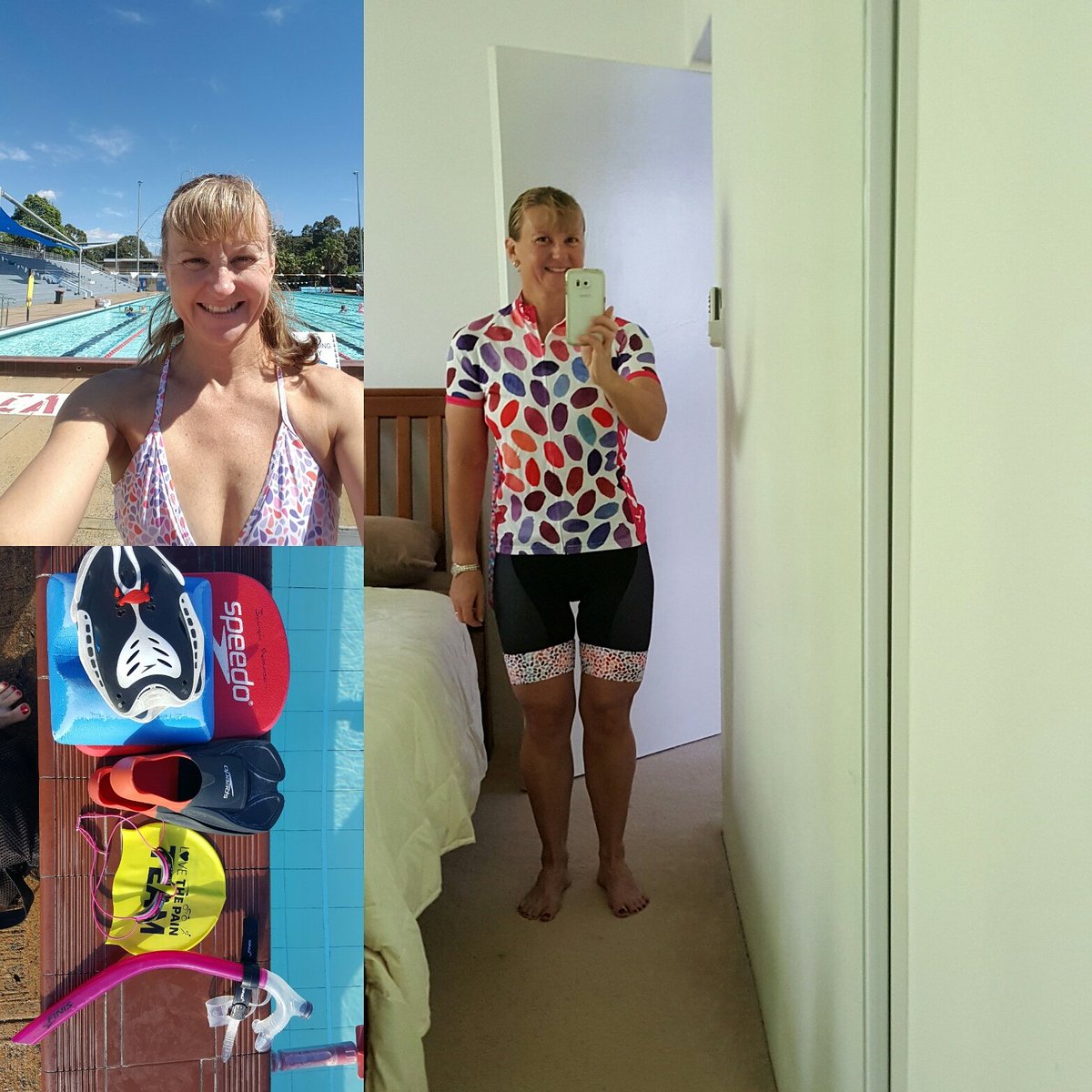 This is my happy face because I am on holidays! #swimming #swimmer #cyclist #cycling #swimmerwhowantstobeacyclist #summerholidays2017