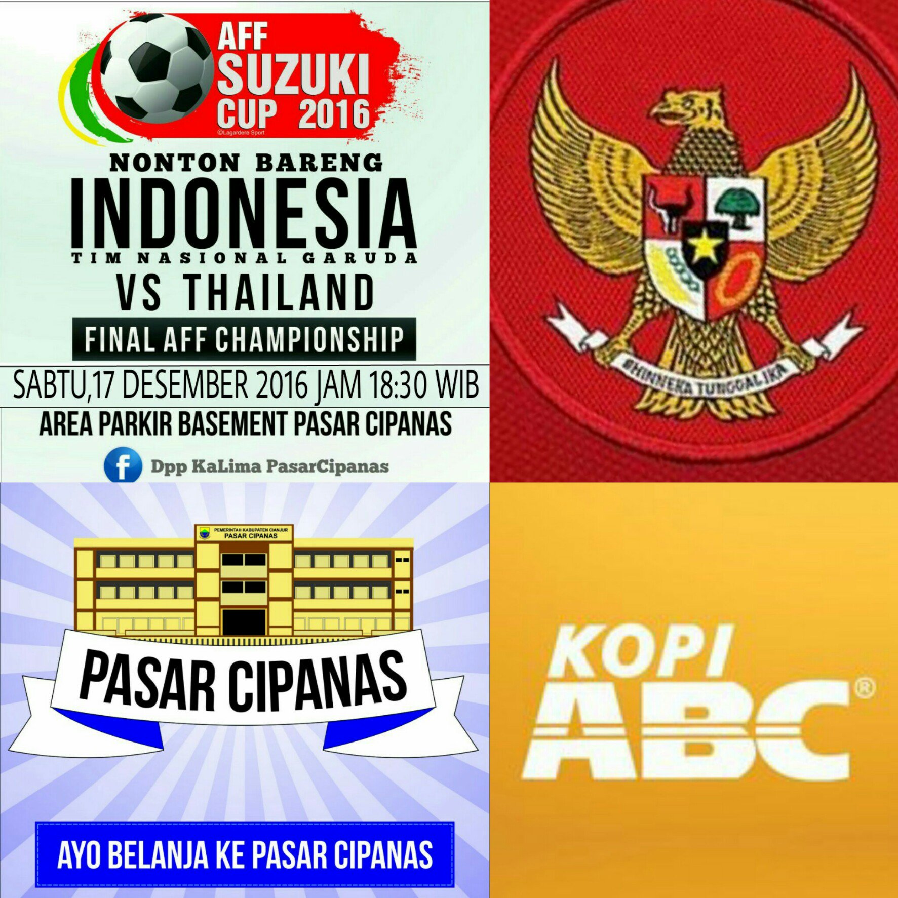 Tempat Nobar Final Piala AFF 2016