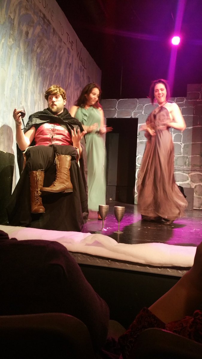 kidfreeweekend's tweet photo. Pretty sure this song is called "Wine And Whores" ... #WinterisComing @MBStage https://t.co/dgLLeSRv4h