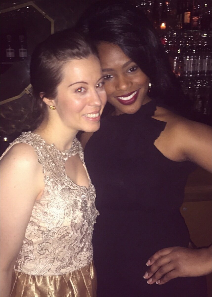 MissMillennial's tweet photo. Bestie time! Happy Birthday to my stunning partner in crime @SarahHillware. Love you more than diamonds and gold. #HeistDC https://t.co/sDJjSTkA9Y