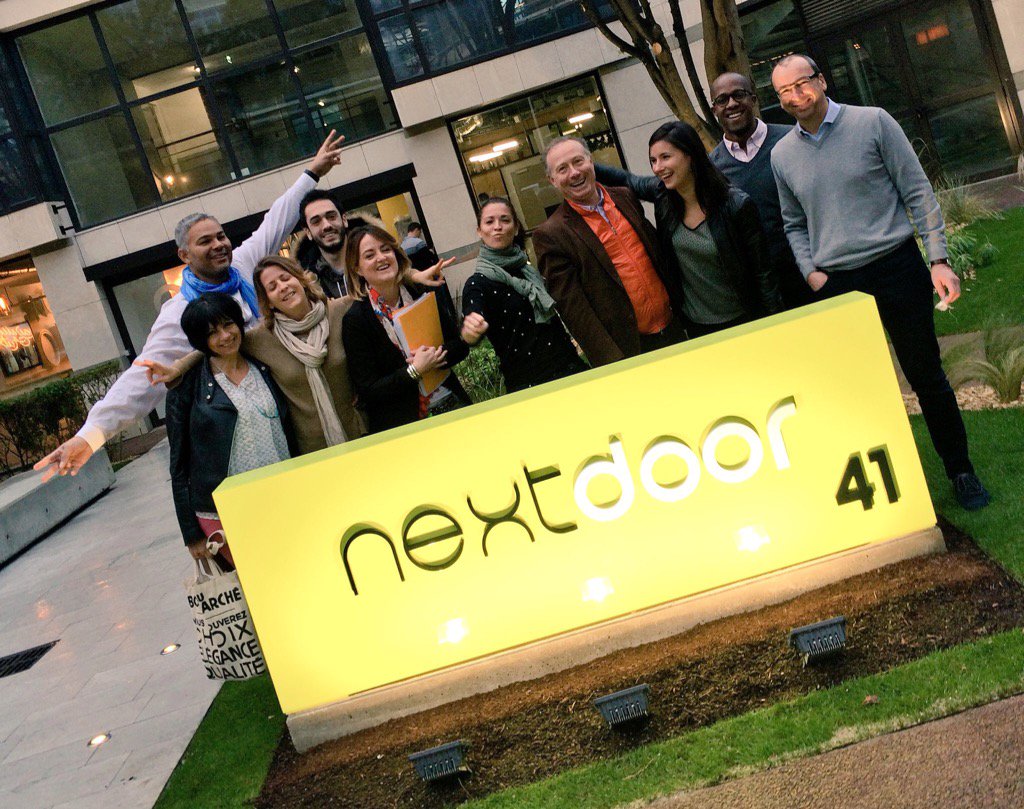 MorelPml's tweet photo. @Nextdoor_fr : formidable aventure intrapreneuriale, déjà 4 sites, 1500 clients, 30 emplois créés #FranceIsBack ! https://t.co/IWZqRnqDvo