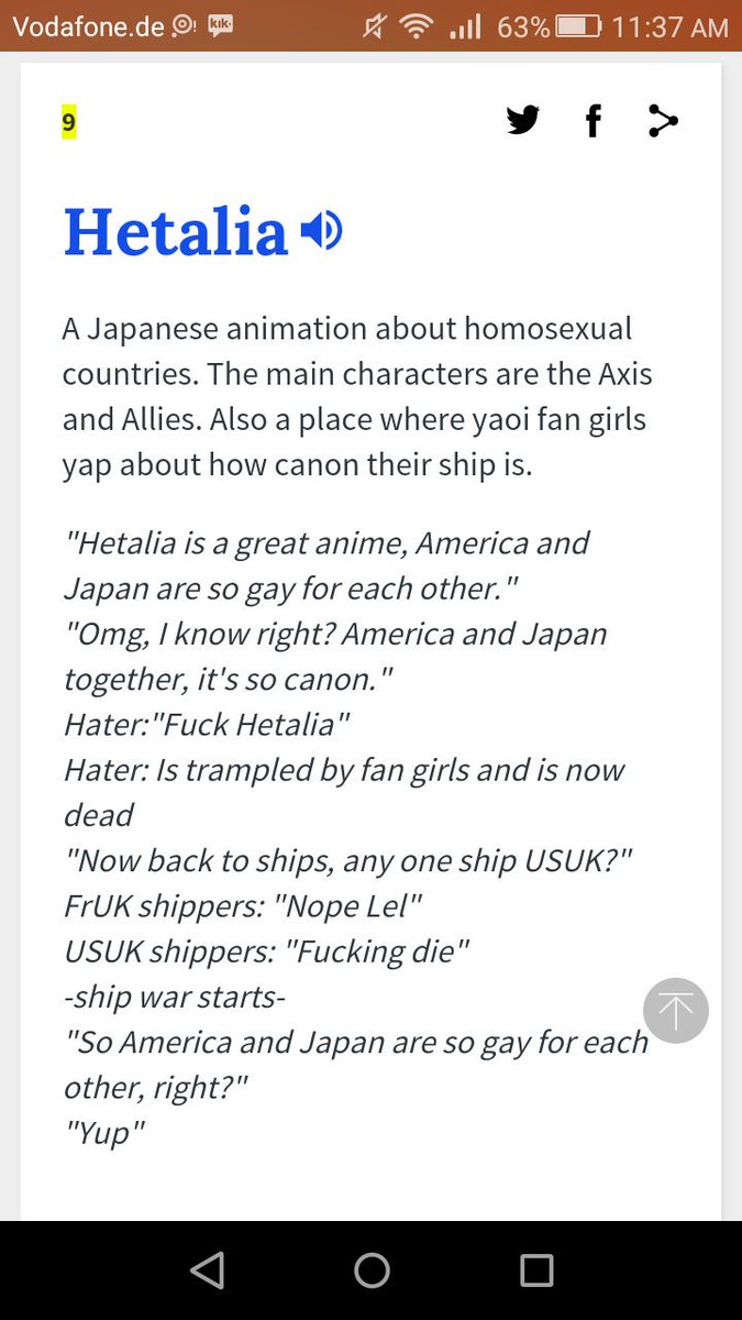 hetaliaLukas's tweet photo. Here I've picked some accurate definitions to Hetalia.👌🌌 https://t.co/DUJY0sLLJa