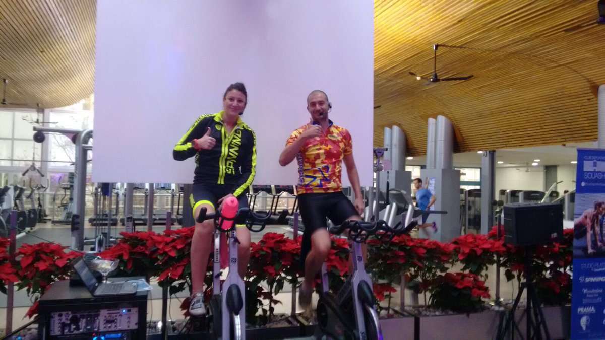 SpinningSpain's tweet photo. ¡Y llegó el gran día! Ya nuestros instructores y entusiastas preparados para iniciar las #RodadasSolidarias 👐🏻👐🏻👐🏻¡A pedalear por una causa! https://t.co/GhOx6ANTju