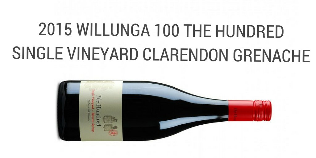 winereviewer_au's tweet image. New Review: 2015 Willunga 100 The Hundred Single Vineyard Clarendon Grenache - bit.ly/2gLn6qx @willunga100