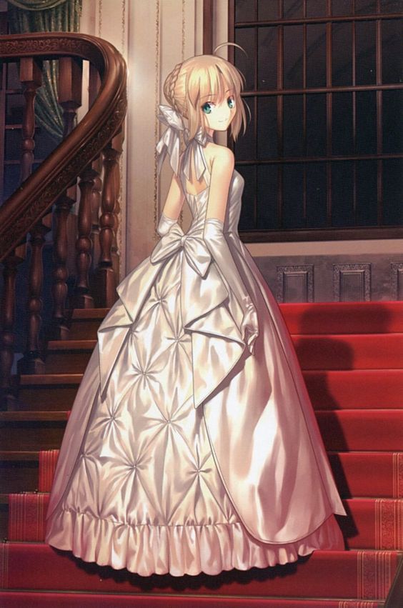 anime wedding dress