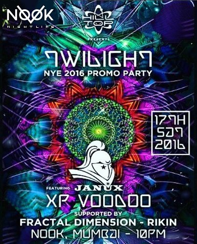 Get ready to lose yourself to the hypnotic tracks by XP Voodoo and Janux, supported by Fractal Dimension and Rikin at Nook this Saturday!