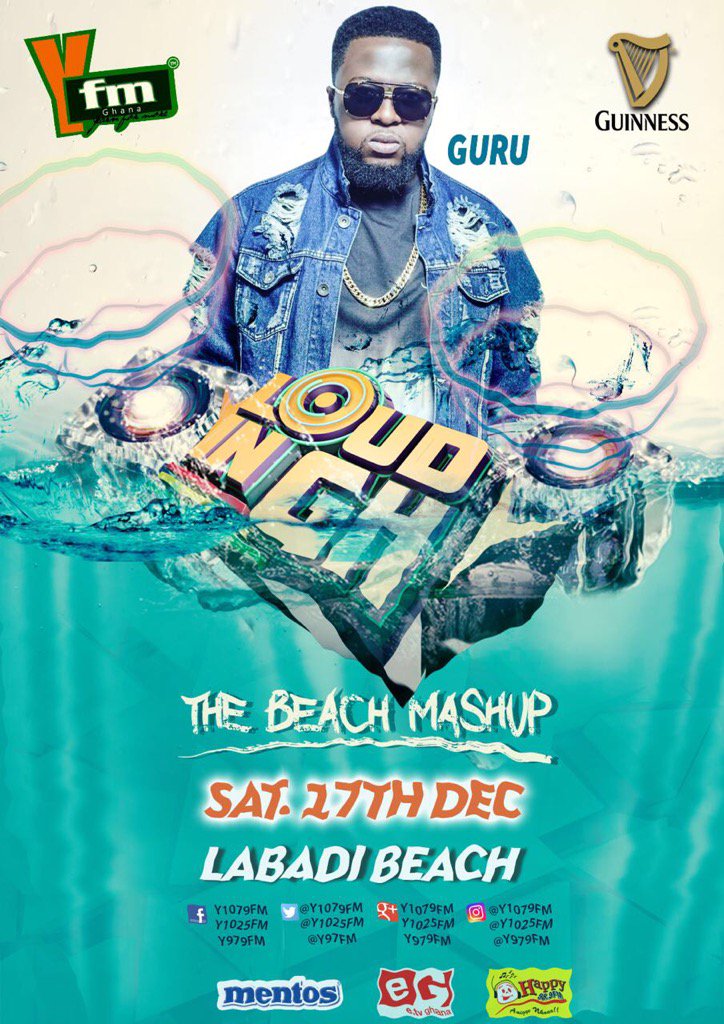 Y1079FM's tweet photo. #NP @gurunkz - "Samba" on the #BigWeekendBreakfastShow
#loudingh ππ"BEACH MASHUP"ππβ¨7th. πLabadi Beach.πππ https://t.co/erT3qebnet