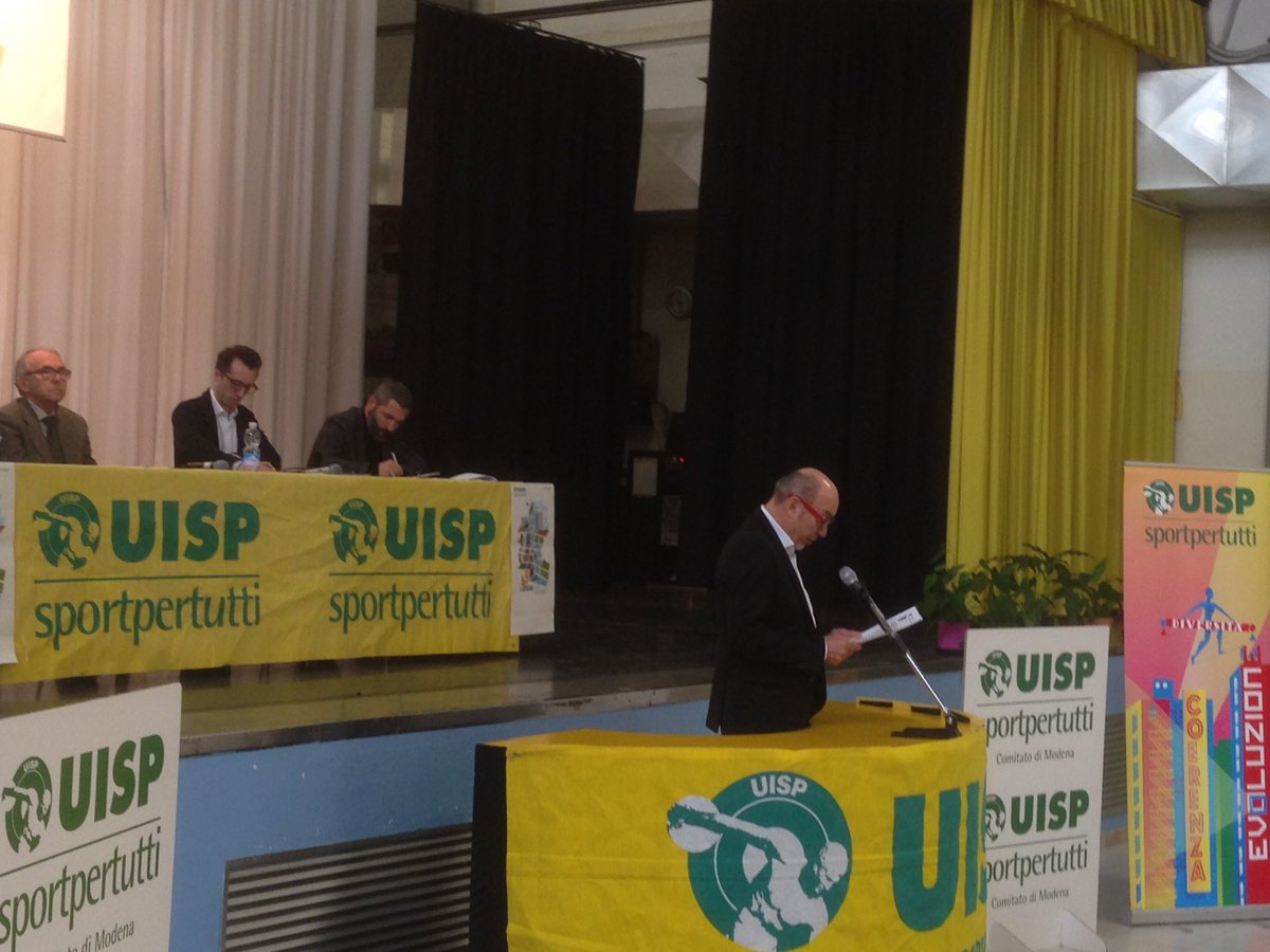 UispModena's tweet image. Congresso Uisp #Modena. L&apos;intervento del presidente uscente Giorgio Baroni @uispertutti @UispNazionale