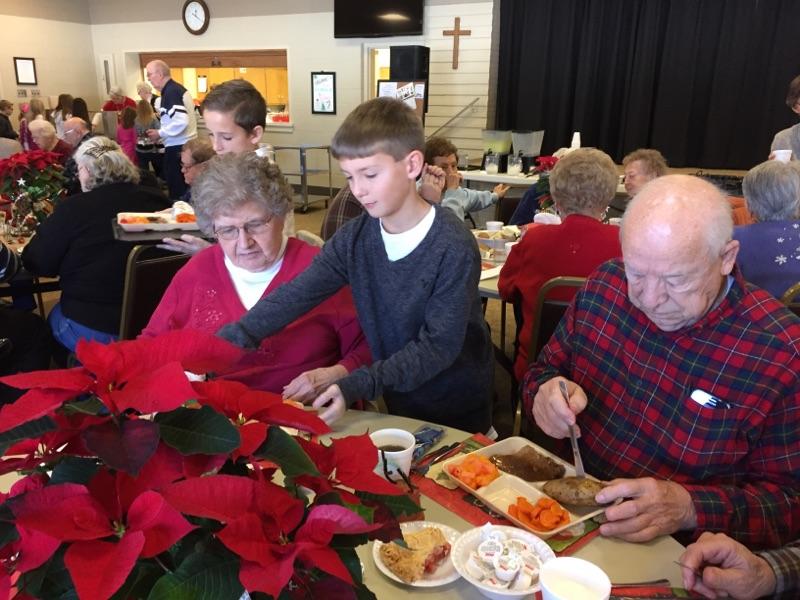 pv_principal's tweet photo. Pemberville's student council served lunch to senior citizens at their Christmas luncheon at Bethlehem.
#EagleWayDecember https://t.co/9crNfY6cy8