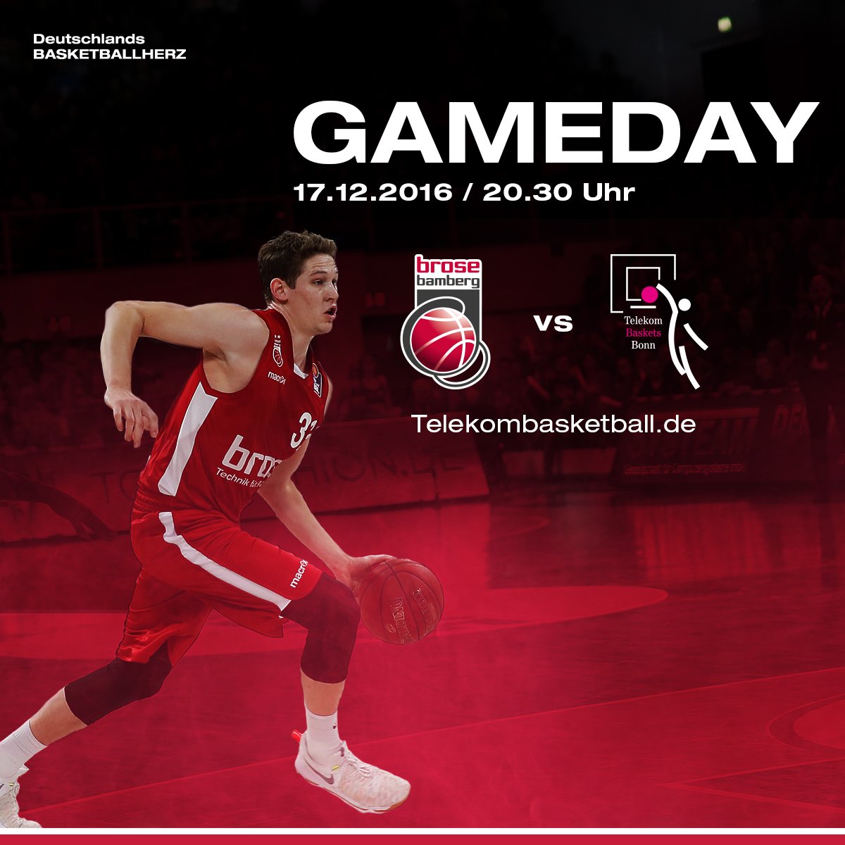 #Gameday vs. <a href="/TelekomBaskets/">Telekom Baskets Bonn</a>! Diskutiert heute mit unter #courtside 👀 

⏰ 20. 30 Uhr
🏠 Freak City
🖥 Telekom Basketball

#Basketballherz