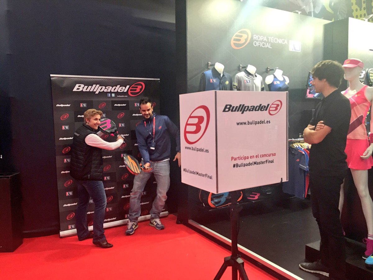 Ven a nuestro stand de 16:30 a 20:30 y participa en el sorteo!
➡️ bit.ly/bullpadelmaste… #BullpadelMasterFinal
