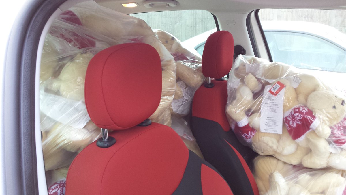Wow! This is just a quarter of the teddies donated by the passenger's <a href="/STN_Airport/">London Stansted Airport</a> <a href="/WorldDutyFree/">World Duty Free</a> for <a href="/CLIC_Sargent/">CLIC Sargent</a> THANK YOU!