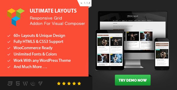 ThemeForrest's tweet image. Free Dowlnload ULTIMATE LAYOUTS 1.1.2 – RESPONSIVE GRID – ADDON FOR VISUAL COMPOSER - themeforrest.org/free-download/… #ThemeForest