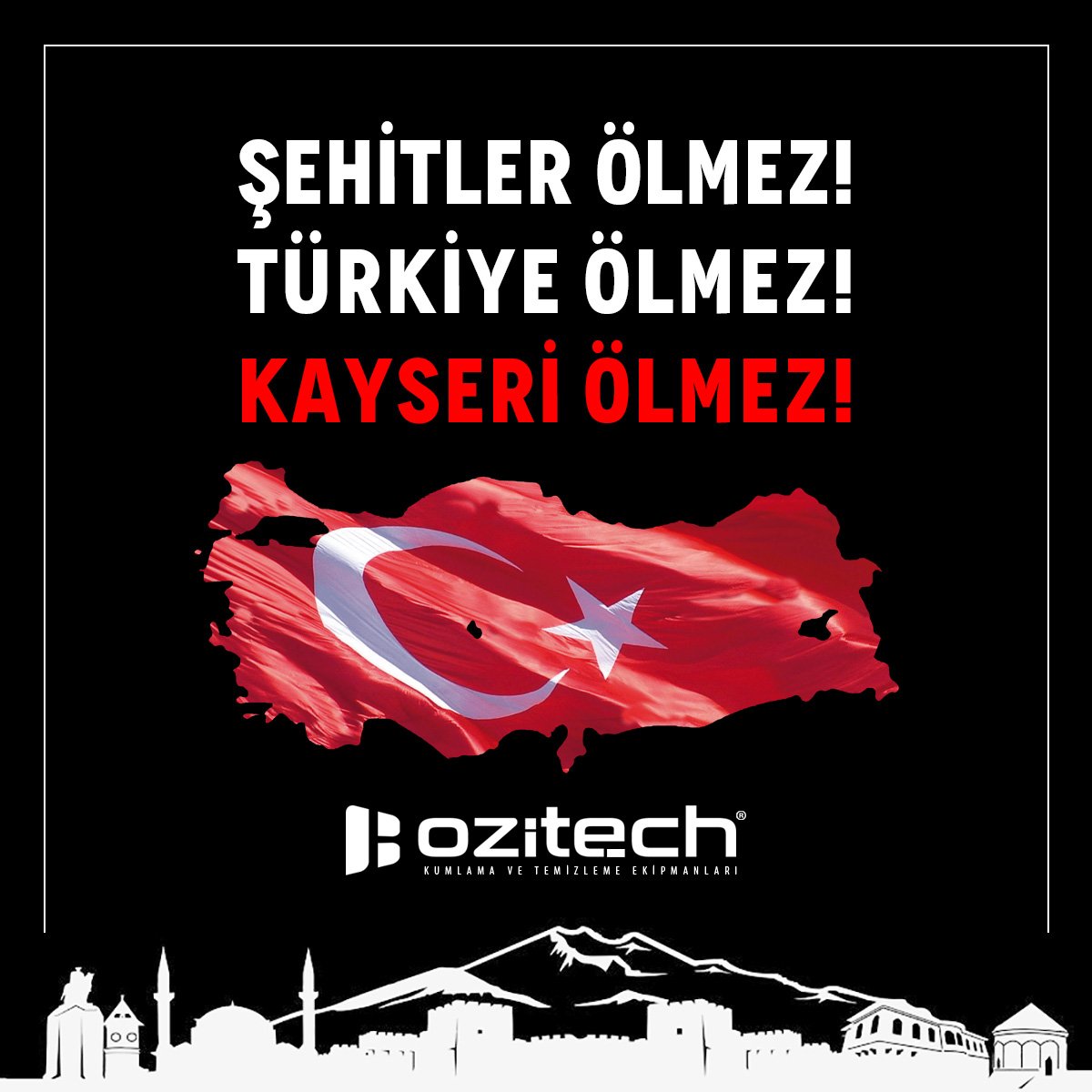 ozitechtr's tweet photo. Derin Üzüntü İçindeyiz...
#kayseri #Başaramayacaksınız #terorelanetolsun #kayseri2 #kumlamamakinası #sanayi #shotblastingmachine https://t.co/VkTPQ2ql67