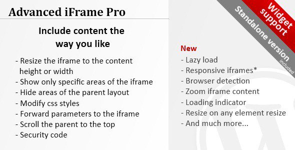 ThemeForrest's tweet image. FREE DOWNLOAD ADVANCED IFRAME PRO V7.3.1 – WORDPRESS PLUGIN - themeforrest.org/free-download/… #ThemeForest