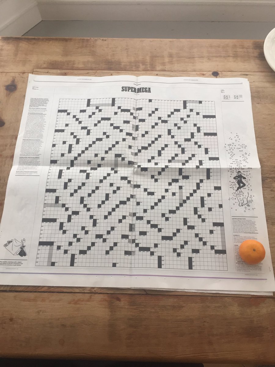 sharpen your pencils for the largest crossword puzzle in new york times history it s print only vox