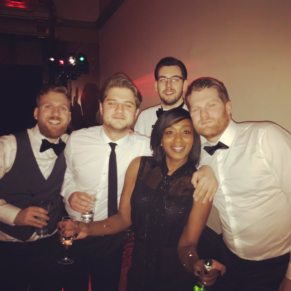 alisiahobbs's tweet photo. Another year, and another AMAZING Christmas party, thrown by @RocSearch - what a night 🎉🍾 #rocxmas https://t.co/mvcnlHRWJJ
