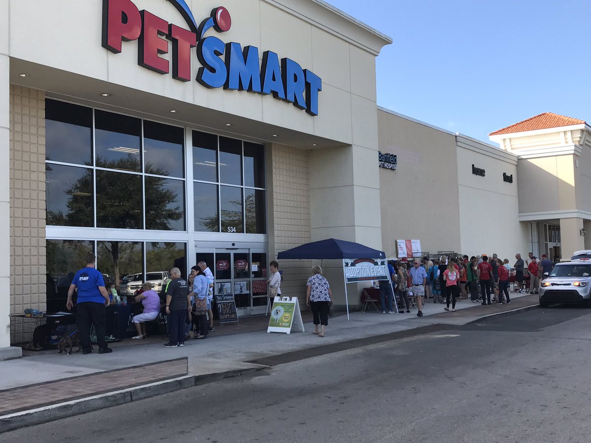 PetSmart1683's tweet photo. HUGE Adoption Day until 2pm!  Come and see!  #adopt #petsmart #dog #thevillages #adoptlove https://t.co/SQV6POrGvz