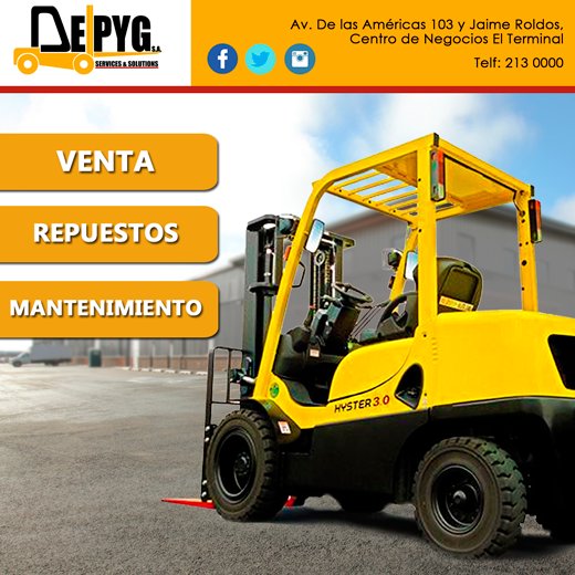 Delpyg_ec's tweet photo. Todo lo que necesitas para tu #Montacargas ¡Delpyg lo tiene!  Servicio, Repuestos, Mantenimiento y #Venta. El mejor #precio y calidad https://t.co/Dcqegc39Nv