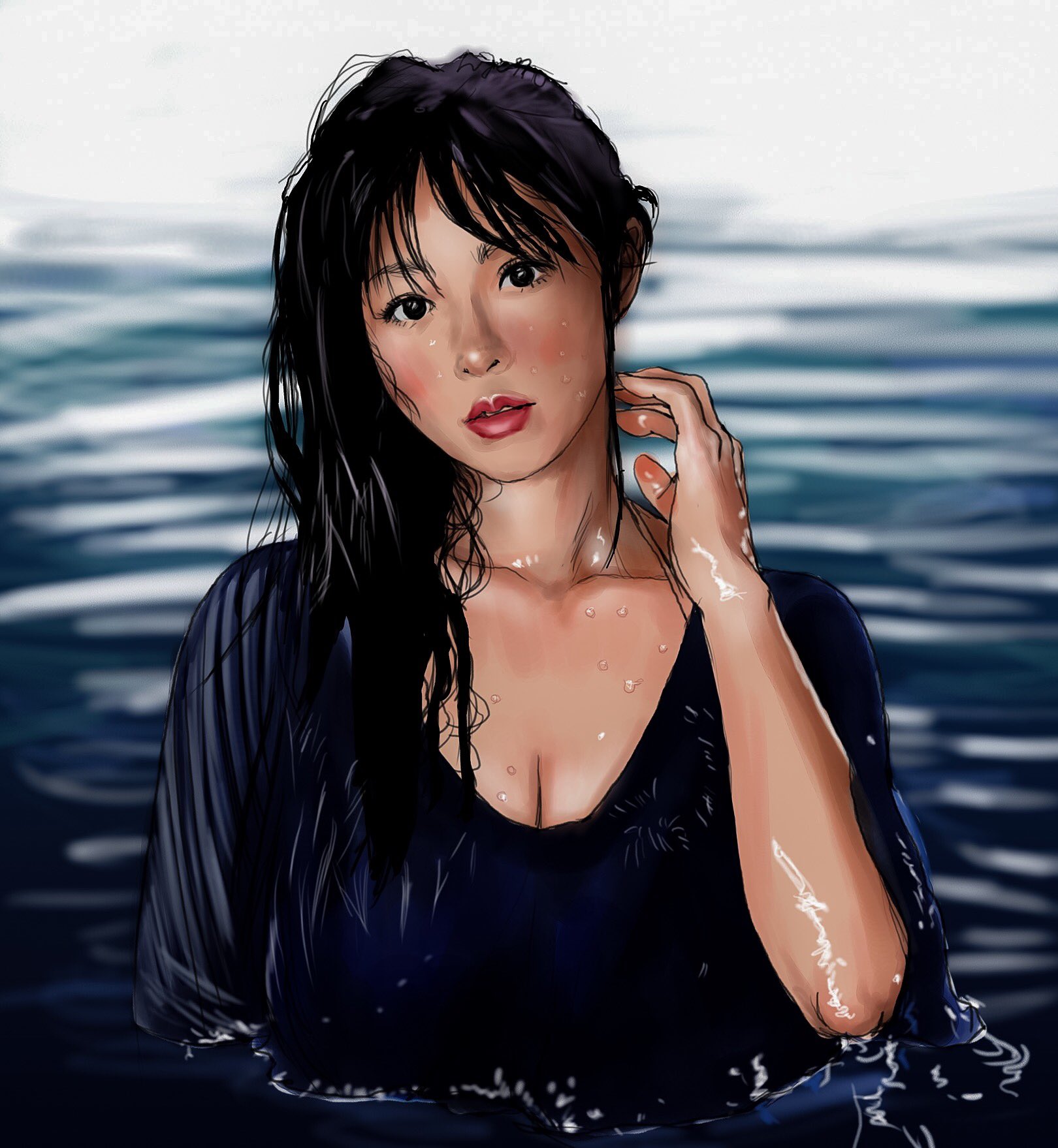 てらりん 深田恭子さん 似顔絵 イラスト イラストレーション 女優 深田恭子 Caricature Illustration Portrait Artwork Drawing Actress Kyokofukada T Co Lnqei0siw7 Twitter