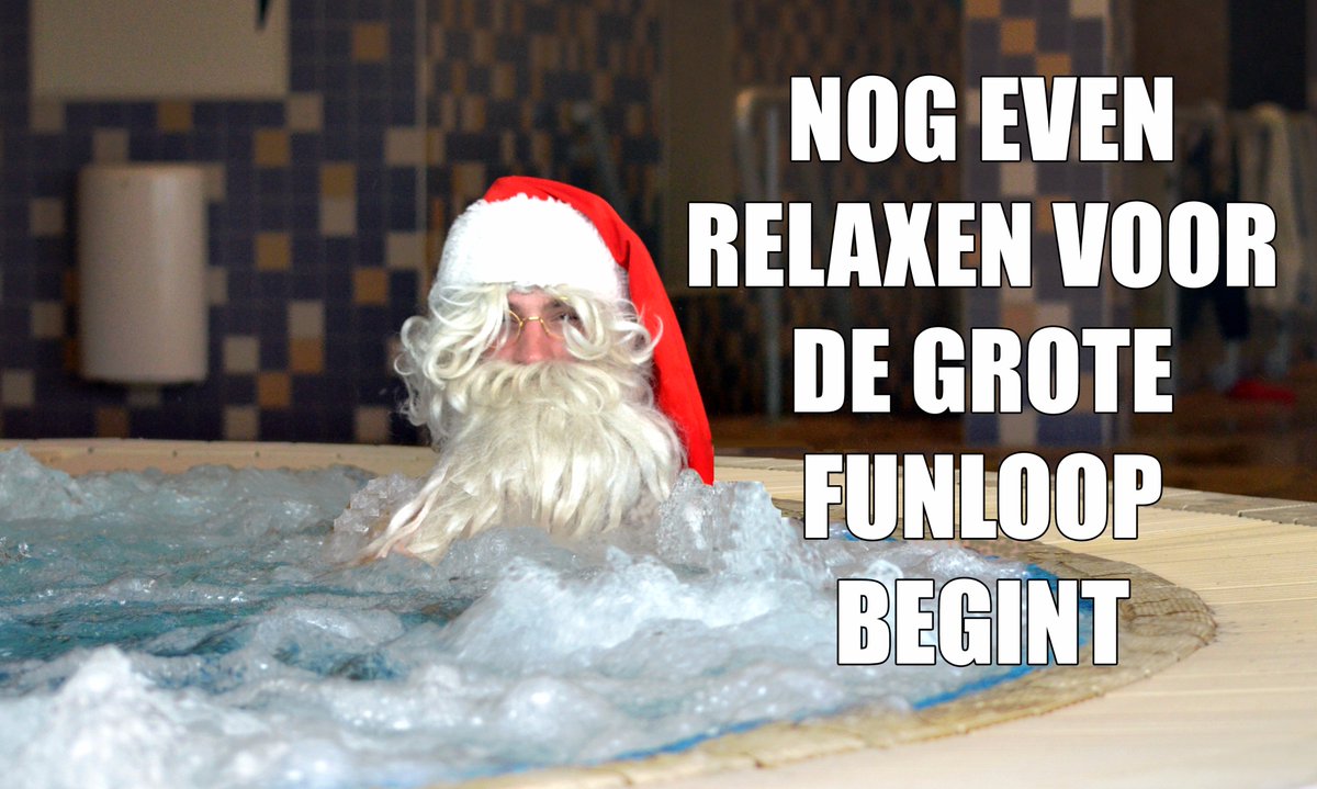 Tijd voor wat ontspanning na al dat harde trainen!