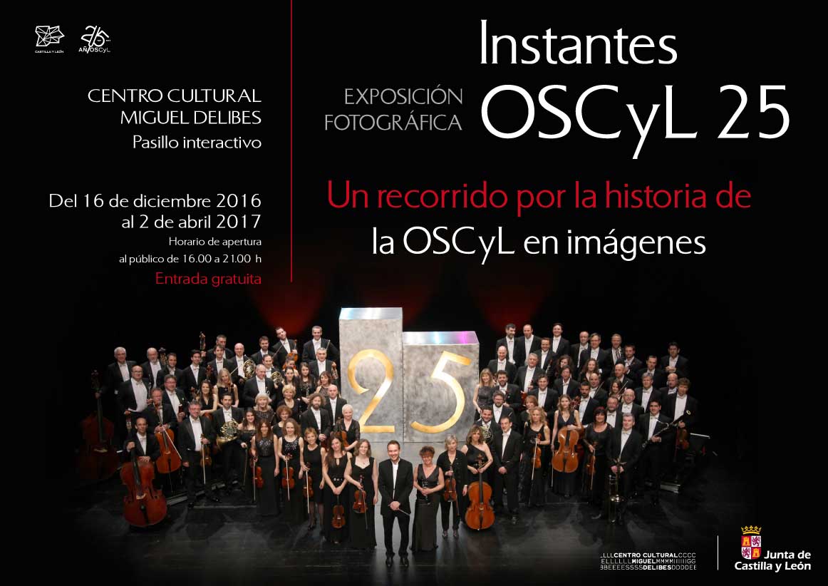 CCMDCyL's tweet photo. Ayer se inauguró la Exposición Instantes @OSCyL_ 25, recorrido en imágenes de su historia. Hasta el 2 de abril de 16 a 21 h. cc  @CyLesVida https://t.co/8TLsX0hcgL