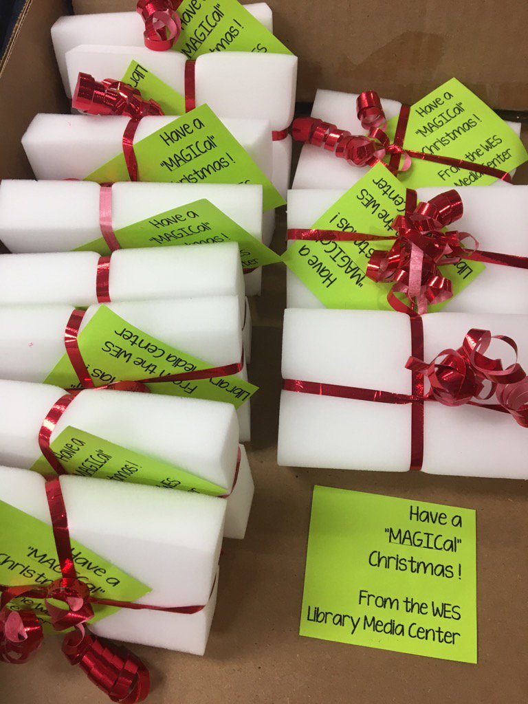 WEreadthinkmake's tweet image. My gift to 125 staff at school. Every year I like to give something small and affordable....and &quot;magic&quot;!