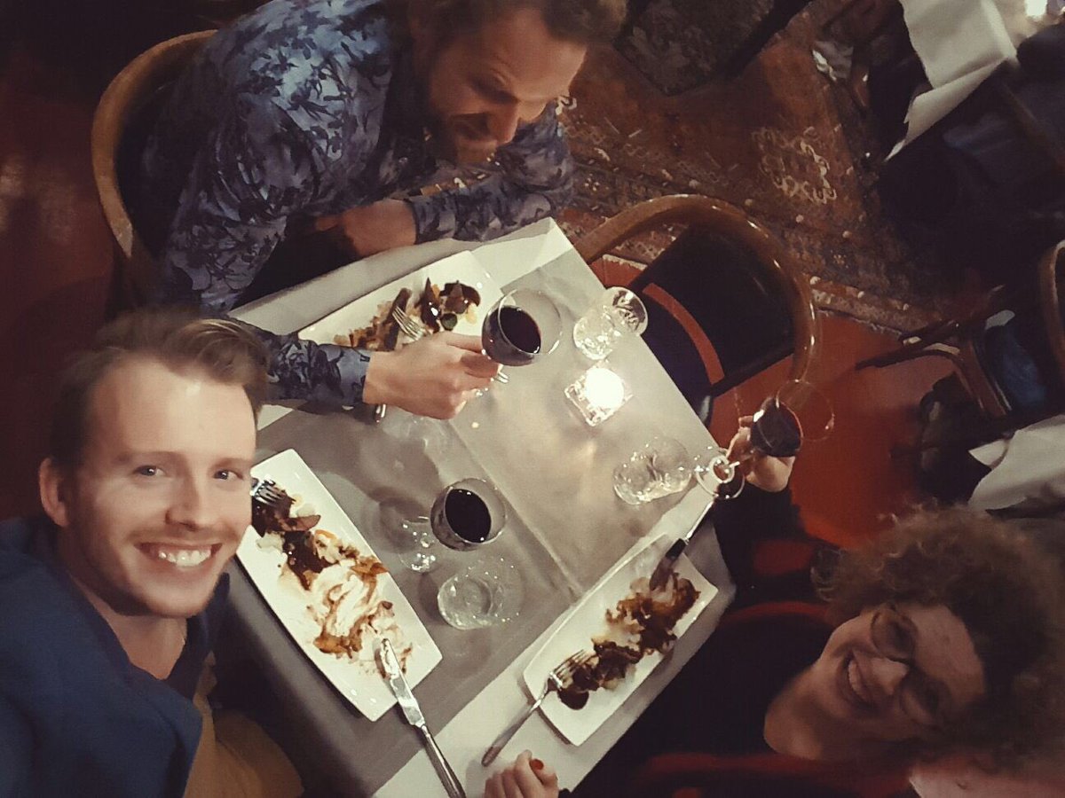 henkrozema's tweet photo. Heerlijk 8 gangen diner @korensant met band #ruth! https://t.co/fwmfVF9EFZ