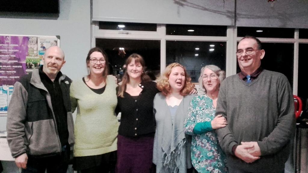 Great picture of the people who pitched at MalvernSoup.