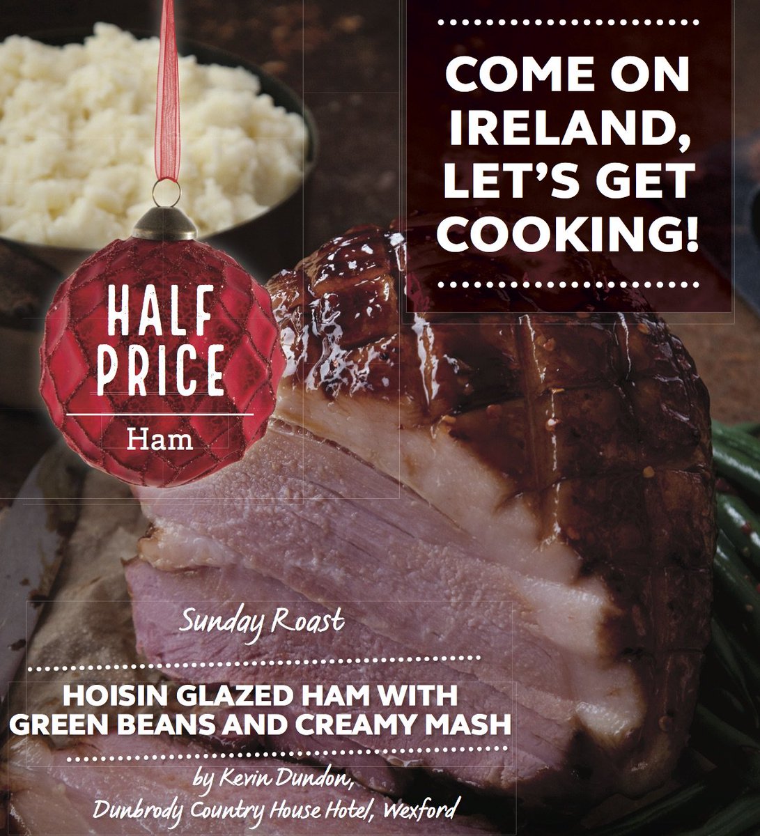 Pick up your half price ham and give Kevin Dundon's Hoisin Glazed Ham recipe a go .. you will love it!