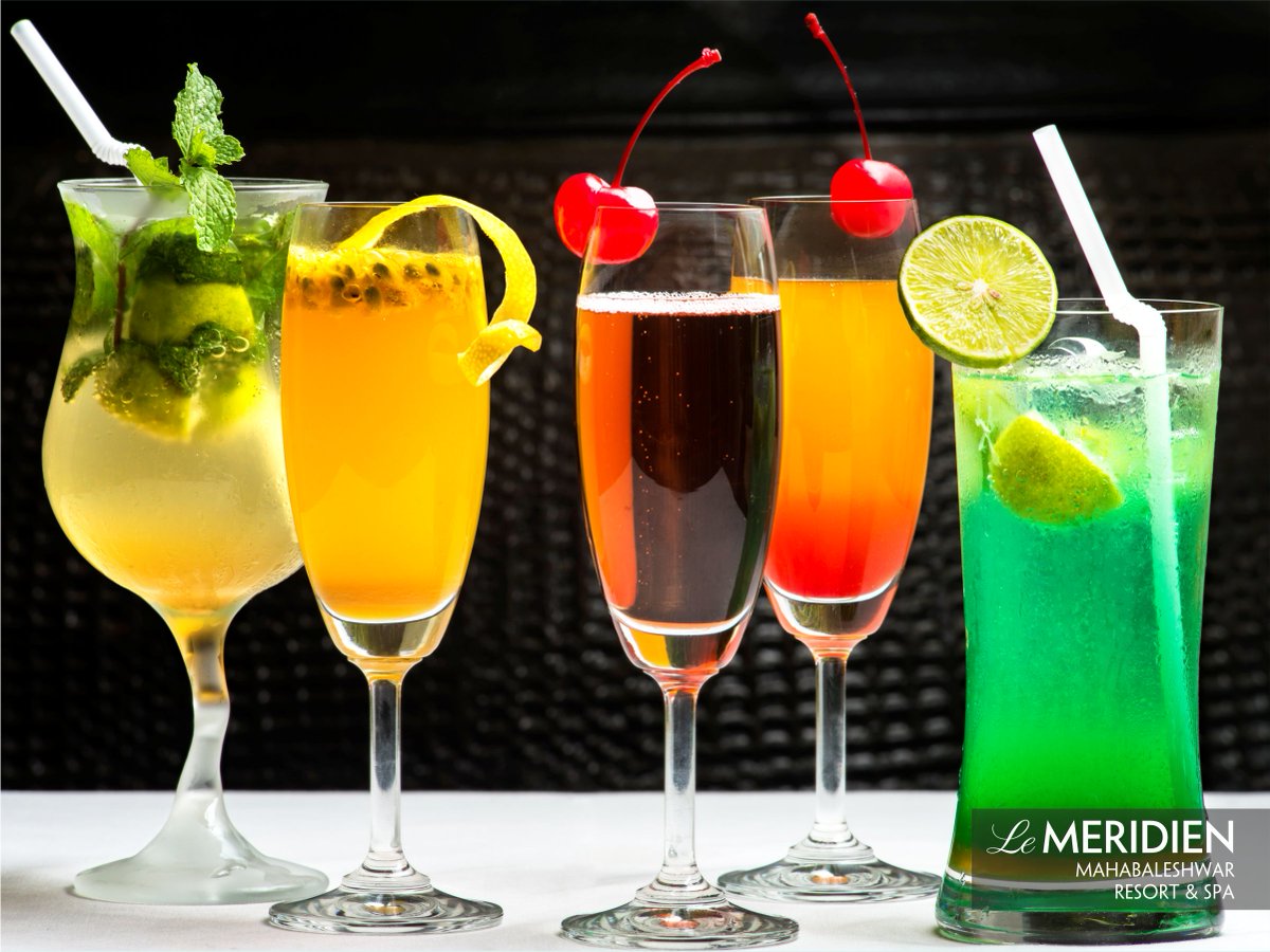 LMMahabaleshwar's tweet photo. Take the #excitement of being with your dear ones a #levelhigher with the #amazingatmosphere @LMMahabaleshwar.#Mocktails #Drinks #LeMeridien https://t.co/Erl93scN4a
